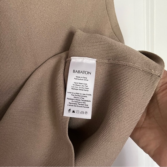 Aritzia Babaton Walter Sweater Tan Size XS - Picture 7 of 8